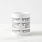 コーヒーカップの通信ができない コーヒーマグカップ (中央)