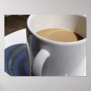 コーヒーカップのdeux ポスター