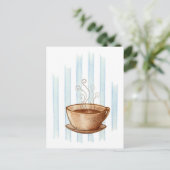 コーヒーカップはがき ポストカード (スタンド正面)