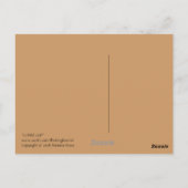 コーヒーカップはがき ポストカード (裏面)