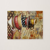 コーヒーカップはパズルを占います ジグソーパズル (横)