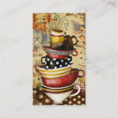 コーヒーカップは名刺を占います 名刺 (正面)