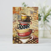 コーヒーカップは挨拶状を占います カード (スタンド正面)