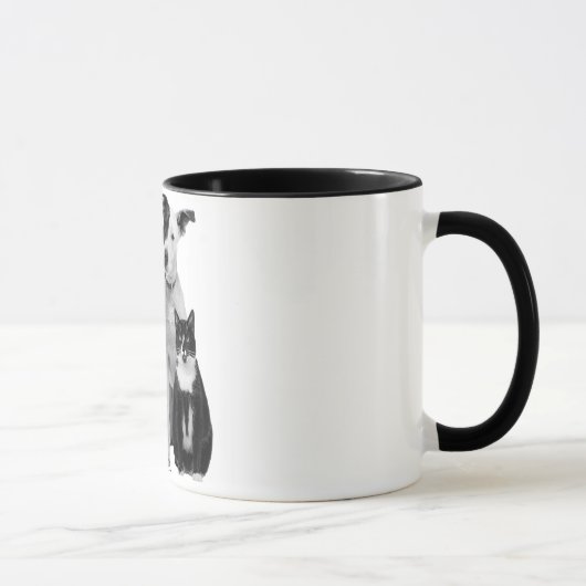 コーヒーカップを採用して下さい マグカップ (右)