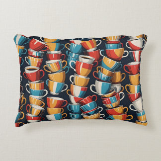 コーヒーカップアート アクセントクッション