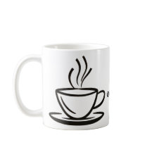 コーヒーカップイラストレーション。