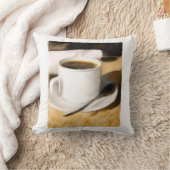 コーヒーカップオリジナルアートデザイン枕 クッション (ブランケット)