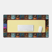 コーヒーカップカスタム デスクマット (キーボード&マウス)