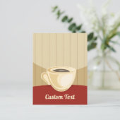 コーヒーカップカード ポストカード (スタンド正面)
