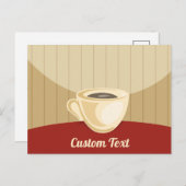 コーヒーカップカード ポストカード (正面/裏面)
