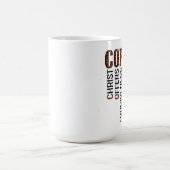 コーヒーカップキリストは皆のための許しを提供します コーヒーマグカップ (中央)