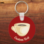 コーヒーカップキーチェーン キーホルダー (正面)