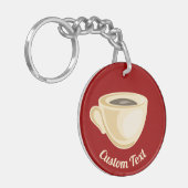 コーヒーカップキーチェーン キーホルダー (正面左)