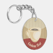 コーヒーカップキーチェーン キーホルダー (正面左)