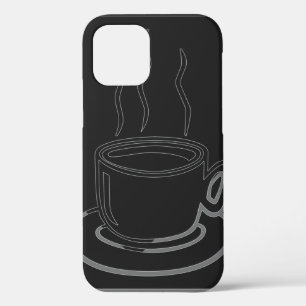 コーヒーカップグラフィックアート iPhone 12 PROケース