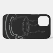 コーヒーカップグラフィックアート Case-Mate iPhoneケース (裏面 (横))