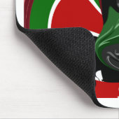 コーヒーカップケニア国旗Hakuna Matata マウスパッド (コーナー)