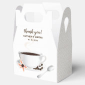 コーヒーカップコーヒー豆 |さん結婚ありがとう フェイバーボックス (オープン)