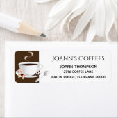 コーヒーカップコーヒー豆 ラベル (インサイチュ)