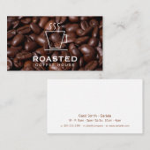 コーヒーカップコーヒー豆 | Barista 名刺 (正面/裏面)