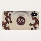 コーヒーカップコーヒー豆 Case-Mate iPhoneケース (裏面(横))
