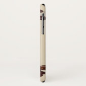 コーヒーカップコーヒー豆 Case-Mate iPhoneケース (裏面/左)