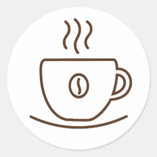 コーヒーカップシール ラウンドシール