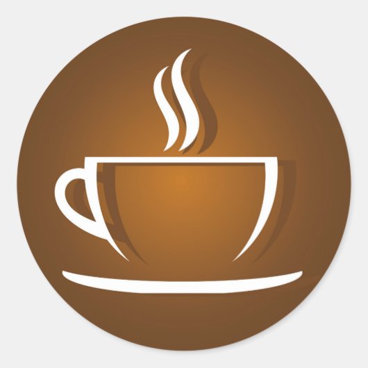 コーヒーカップシール ラウンドシール (正面)