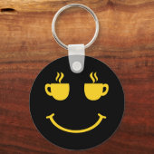 コーヒーカップスマイル キーホルダー (正面)