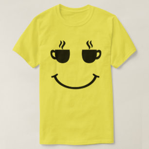 コーヒーカップスマイル Tシャツ