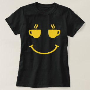 コーヒーカップスマイル Tシャツ
