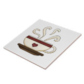 コーヒーカップセラミックかわいいキッチンタイル タイル (側面)