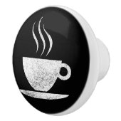 コーヒーカップセラミックキャビネットのノブ セラミックノブ (右)