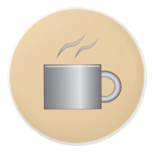 コーヒーカップセラミックノブ セラミックノブ (正面)