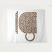 コーヒーカップタペストリー タペストリー (正面(横))