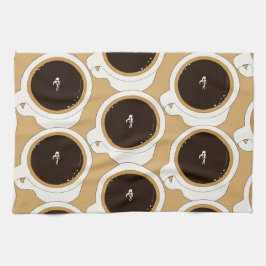 コーヒーカップダイバー キッチンタオル