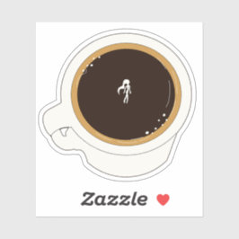 コーヒーカップダイバー シール