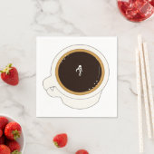 コーヒーカップダイバー スタンダードカクテルナプキン (インサイチュ)