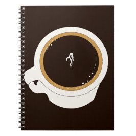 コーヒーカップダイバー ノートブック