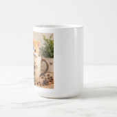 コーヒーカップチャームの子猫 コーヒーマグカップ (中央)