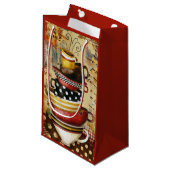 コーヒーカップディバイン抱き枕 スモールペーパーバッグ (正面アングル)