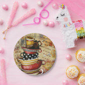 コーヒーカップディバイン紙プレート ペーパープレート (パーティー)