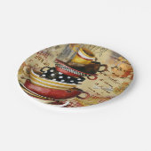 コーヒーカップディバイン紙プレート ペーパープレート (アングル)