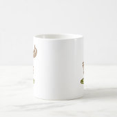 コーヒーカップデザインのコーヒーカップ コーヒーマグカップ (中央)