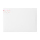 コーヒーカップパターン覆いのラベル ラップアラウンドラベル (正面)