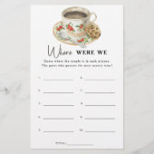 コーヒーカップブライダルシャワー私たちはゲームをどこに (正面)