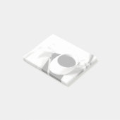 コーヒーカップブラックアンドホワイトブレックファーストインベッド ポストイット (アングル)