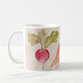 コーヒーカップマグカップ – 大根、ニンジン、ビート コーヒーマグカップ (左)