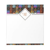 コーヒーカップメモ帳 ノートパッド (正面)