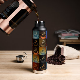 コーヒーカップモンタージュ ウォーターボトル